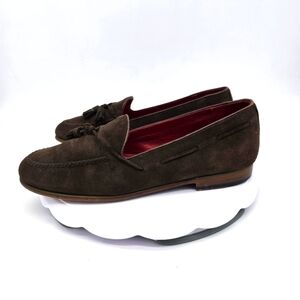 Alan Payne Shoes Men's 9 Loafers Slip On Brown